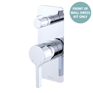 Sansa Shower Diverter Mixer Rectangular Plate Chrome Trim Kit ONLY