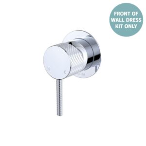 Axle Shower Mixer Small Round Plate Chrome Trim Kit ONLY