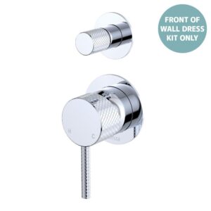 Axle Shower Diverter Mixer Small Round Plates Chrome Trim Kit ONLY
