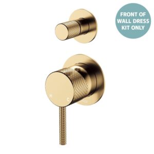 Axle Shower Diverter Mixer Small Round Plates Urban Brass Trim Kit ONLY