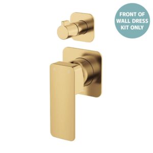 Tono Shower Diverter Mixer Small Square Plates Urban Brass Trim Kit ONLY