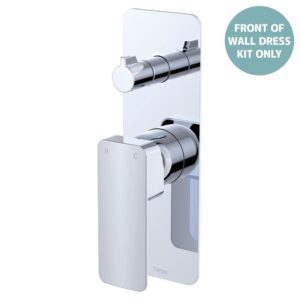 Tono Shower Diverter Mixer Rectangular Plate Chrome Trim Kit ONLY