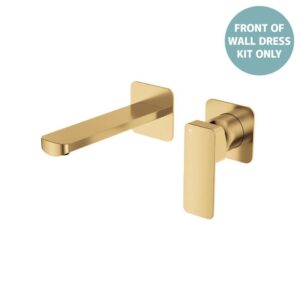 Tono Wall Basin/Bath Mixer Square Plates 160mm Outlet Urban Brass Trim Kit ONLY