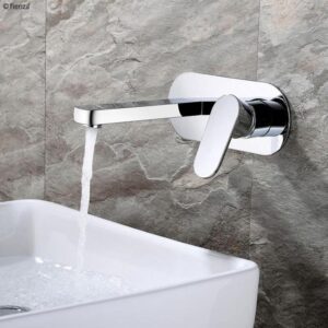 Empire Wall Basin Mixer Suits Bath/Basin Chrome