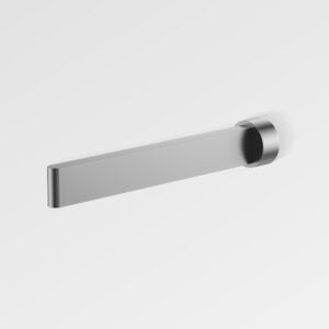 Lusso Bath Spout 229mm Brushed Nickel