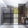 NX Orli Hydrosense Twin Shower Matte Black - Image 2