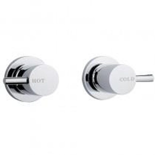 PJK90NZ Wall Top Assemblies 1/4 Turn Chrome