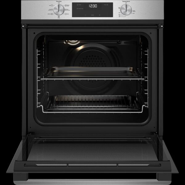 Electric Oven Built-In 60cm Fan Forced 5 Multifunction Knob Controls S/S