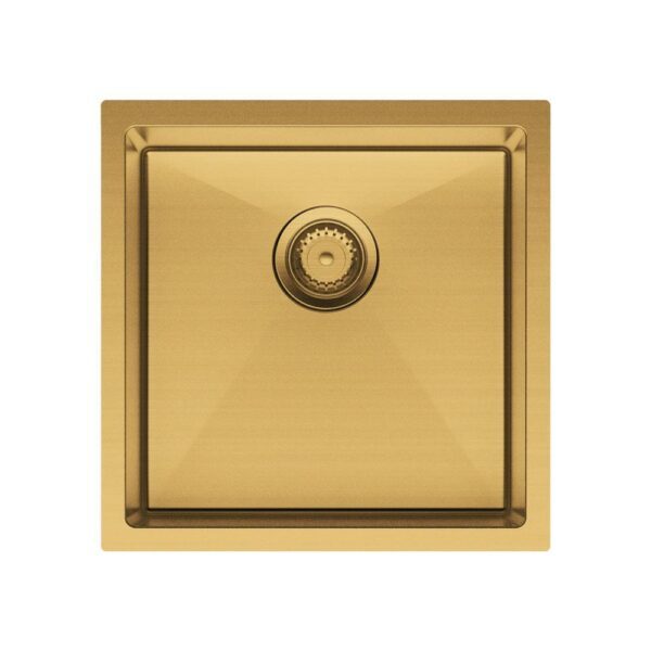 Hana 32L Single Bowl Sink Rugged Brass 450 x 450 x 200