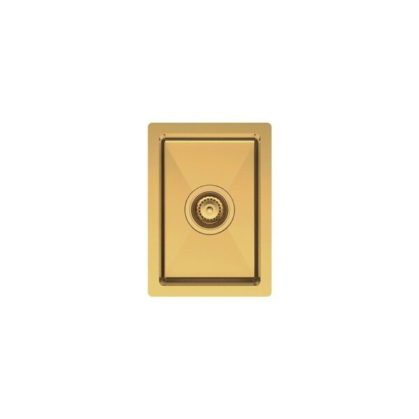 Hana 10L Single Sink 382x272x150mm Rugged Brass