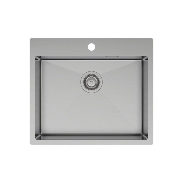 Hana 50L Laundry Sink With O/Flow 1TH 590x510x230mm