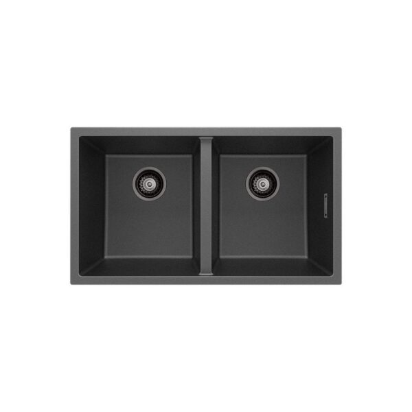 Kuro Double Bowl Kitchen Sink 34L/34L 787 x 457 x 240 Granite