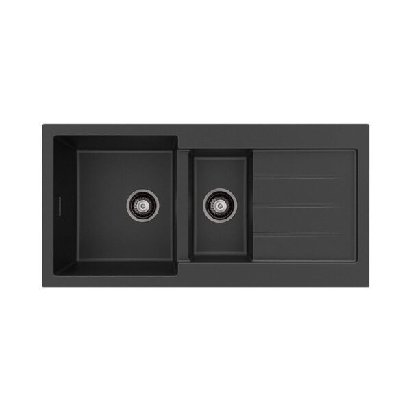 Kuro Double Bowl Kitchen Sink With Drainer 32L/14L  Granite
