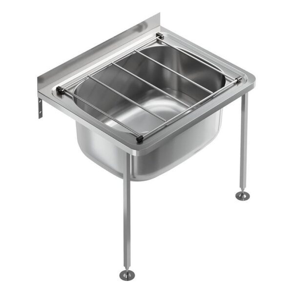 Cleaners Sink 35L 555x455x220 With Floor Legs Kit S/S