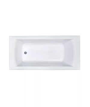 Plati 130 Freestanding Bath BTW 1700 White With Overflow