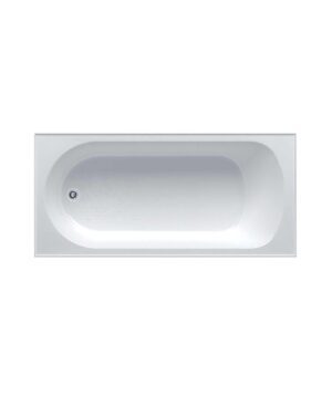 Chios 102 Inset Bath 1525 White With Overflow