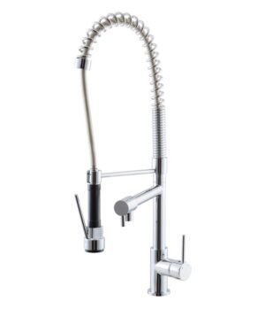 Megalo Duo Kitchen Mixer Pullout Swivel Chrome