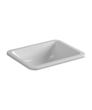 Limni 451 Ceramic Basin Inset 450x370mm 1TH OF White