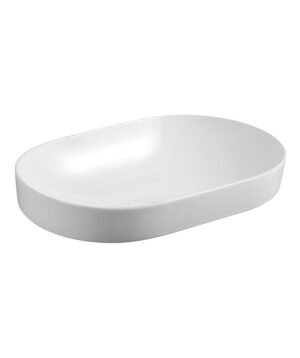 Obello 550 Basin Inset Super Elipse White Gloss