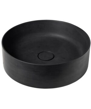 Lithos Stone Basin Above Counter 400mm 0TH NOF Midnight