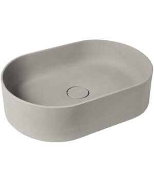 Lithos Stone Basin Above Counter 500x350mm 0TH NOF Smoke