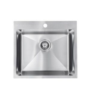 Kubic Deep 550 Sink Galley 550x500mm 1TH OF Silk S/S