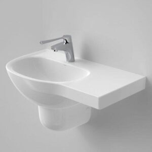 Care 700 Wall Basin RH Shelf 1TH