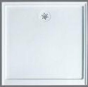 Resort MB10 900 x 900mm Polymarble Shower Base R/O White