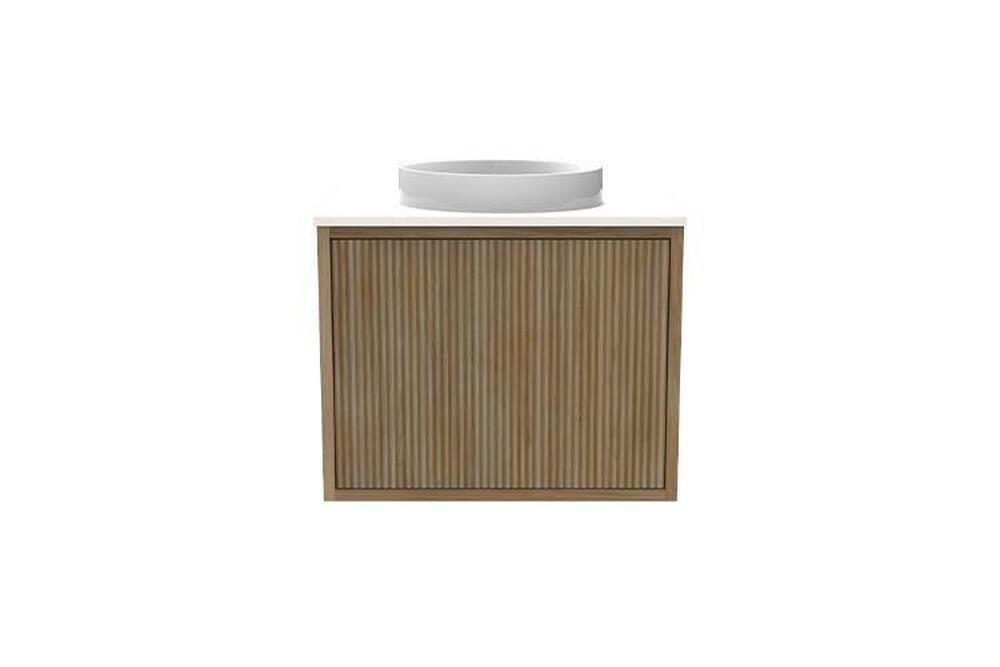 Clifton Mini WH Vanity 470 Centre Bowl Cherry Pie Top Gloss