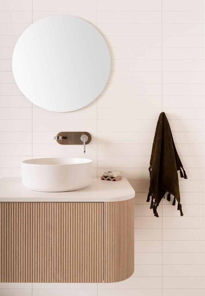 Waverley 750 AD Wall Hung Vanity Centre Bowl Durasein Top - Image 3