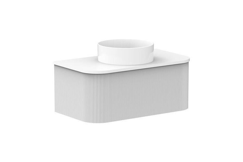 Waverley 900 AD Wall Hung Vanity Centre Bowl Cherry Pie Top