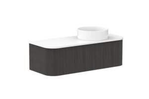 Waverley 1200 AD Wall Hung Vanity Right Hand Bowl Durasein Top