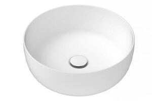 Glam Round Above Counter Basin Gloss White