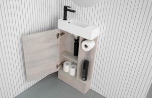 Allie 450 Vanity WK Matte White Basin