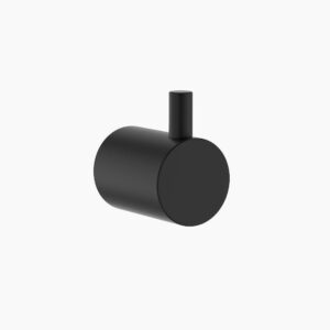 Round Robe Hook Matte Black