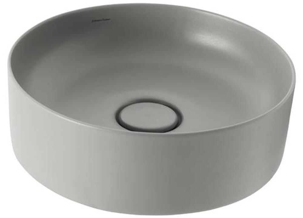 Venezia Round Counter Top Basin 390mm Ash/Ceramic Waste Cover