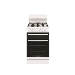 Gas Cooker 54cm Con Oven Sep Grill Gas Hob Manual Ignition White