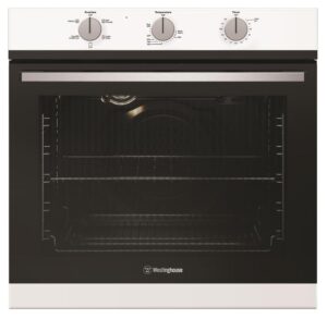 Electric Oven Built-In 60cm FF 5 MF Hardwired Knob Controls White