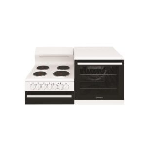 Electric Cooker Elevated 108cm RH Oven Seperate Grill 4 Zone White