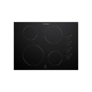 Electric Cooktop Ceramic 70cm 4 Zone Knob Controls Black