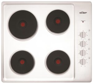 Electric Cooktop 60cm 4 Solid Elements S/S