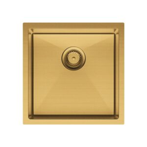 Hana 32L Single Bowl Sink Rugged Brass 450 x 450 x 200