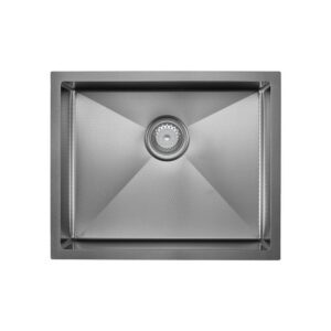 Hana ANTI SCRATCH 40L Single Kitchen Sink Gun Metal 550 x 450 x 200