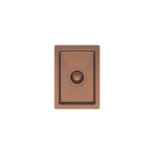 Hana 10L Single Sink 382x272x150mm Brushed Copper
