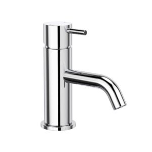 Round Pin Basin Mixer Chrome