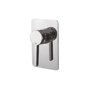 Audri Shower Mixer With Rect Back Plate Chrome
