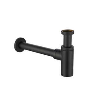 Bottle Trap 001 Round Wall Exit 40mm Matte Black