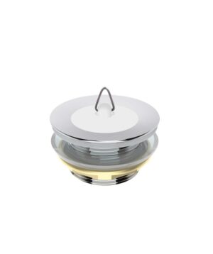Bath Plug & Waste 40mm with Rubber Plug NOF Chrome