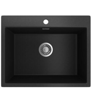 Oros 620 Arqstone Sink 620x495x240mm 3TH OF Black