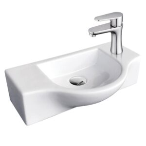 Charlotte Wall Mounted Basin 1TH RHS